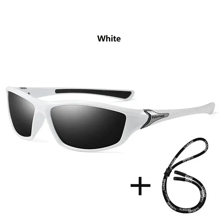 Men And Women Outdoor Sports Polarized Sunglasses With Chain Cycling Climbing Skiing Fishing Vintage Sun Glasses UV400 Eyewear - Suncollections