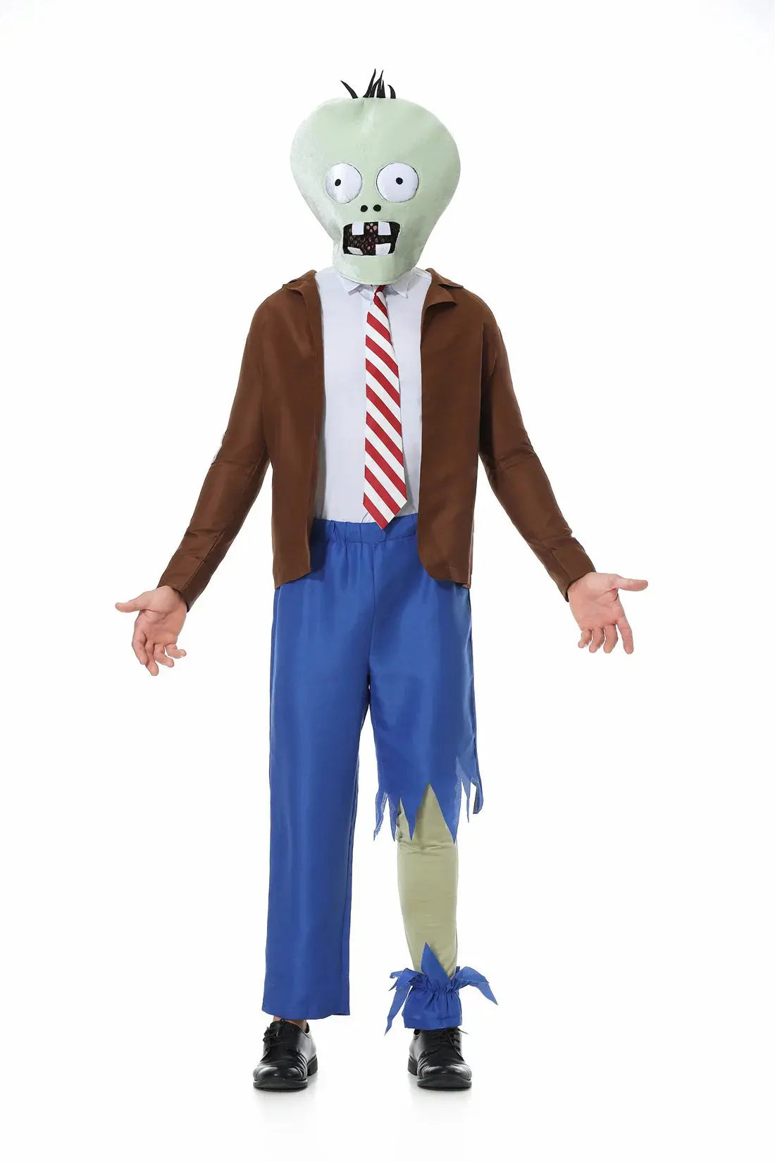 Halloween Kids Adult Funny Cosplay Game Zombies Novelty Jumpsuit Mask Outfit Clothes Festival Carnival Dress Up Party Stage Show Suncollections