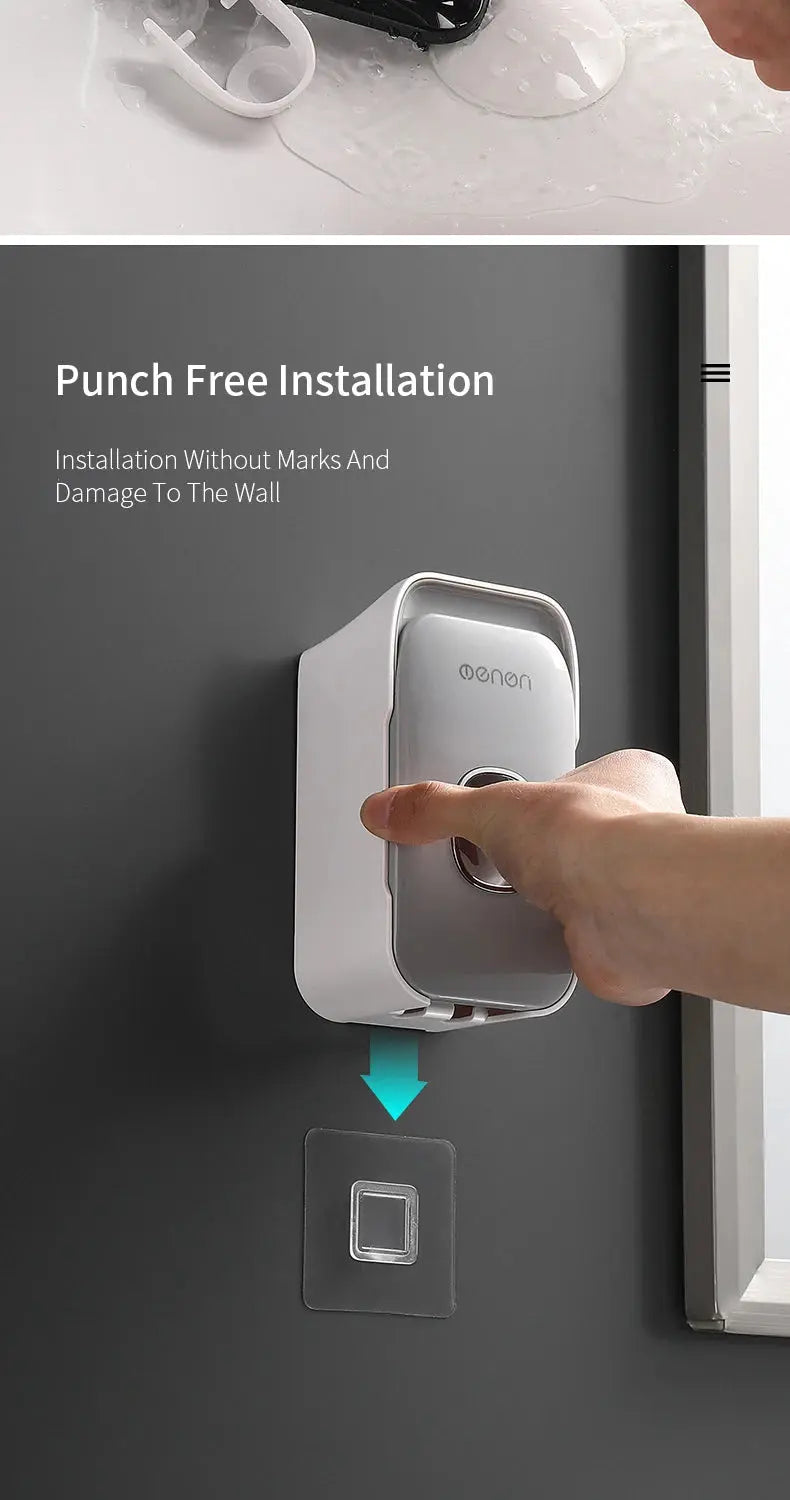 Fully Automatic Toothpaste Squeezer Wall Mounted - Suncollections