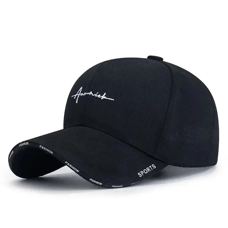 Hat Women's Korean Version Letter Embroidery Cap Baseball Cap Internet Celebrity Sports Breathable Hat Sun Hat - Suncollections