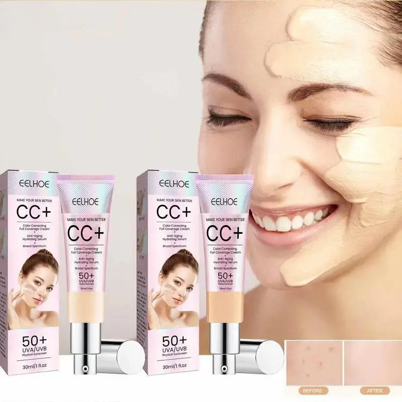 Summer Facial Isolation Sun Protection Sunscreen Cream Oil Control Block Lotion Sunscreen Blue-Light Healthy Skin Care SPF 50+ - Suncollections