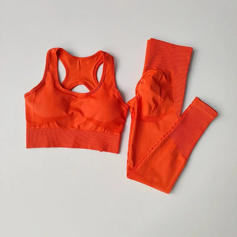 2PCS Sports Bra Women's Set Professional Fitness Tank Top Bra - Suncollections