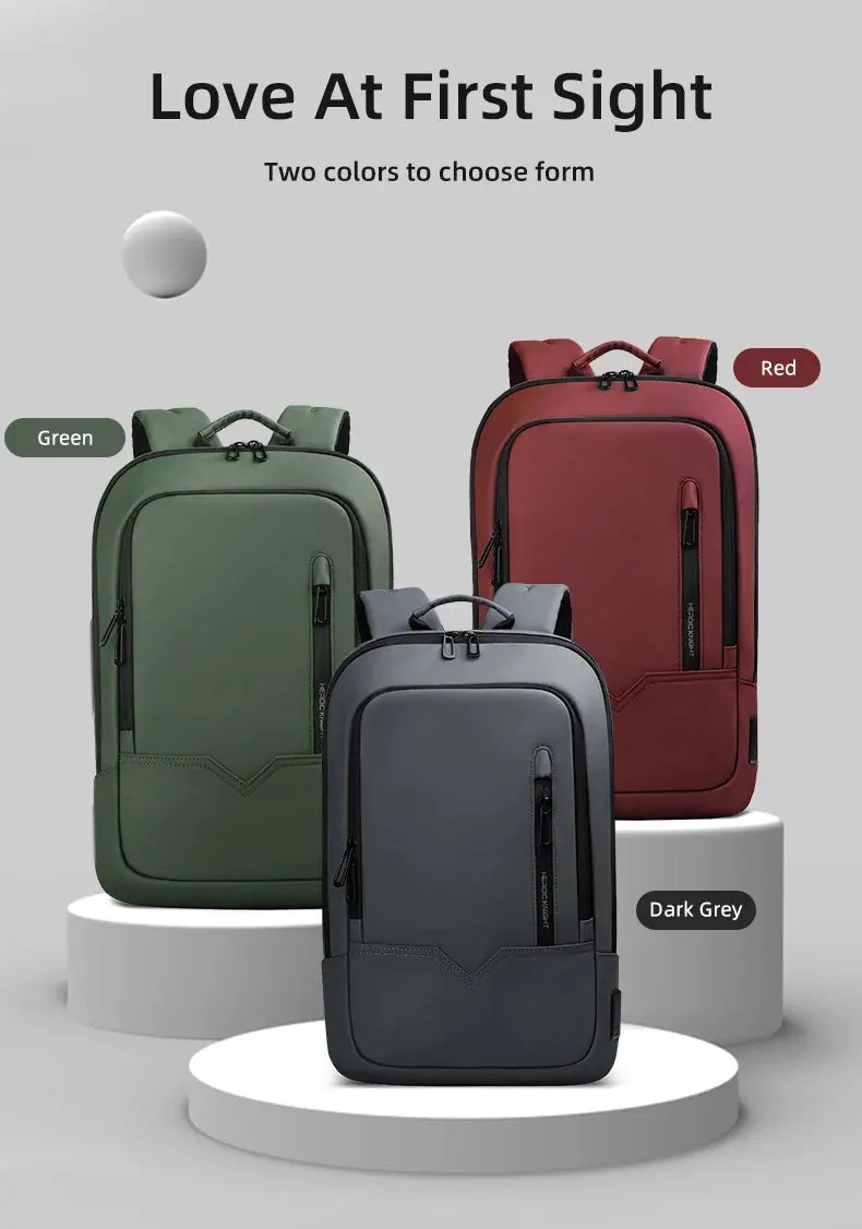 Heroic Knight Laptop Work Backpack Slim Men Waterproof Multifunctional 15.6"17" Business Trip Backpack Fashion Male School Bag - Suncollections