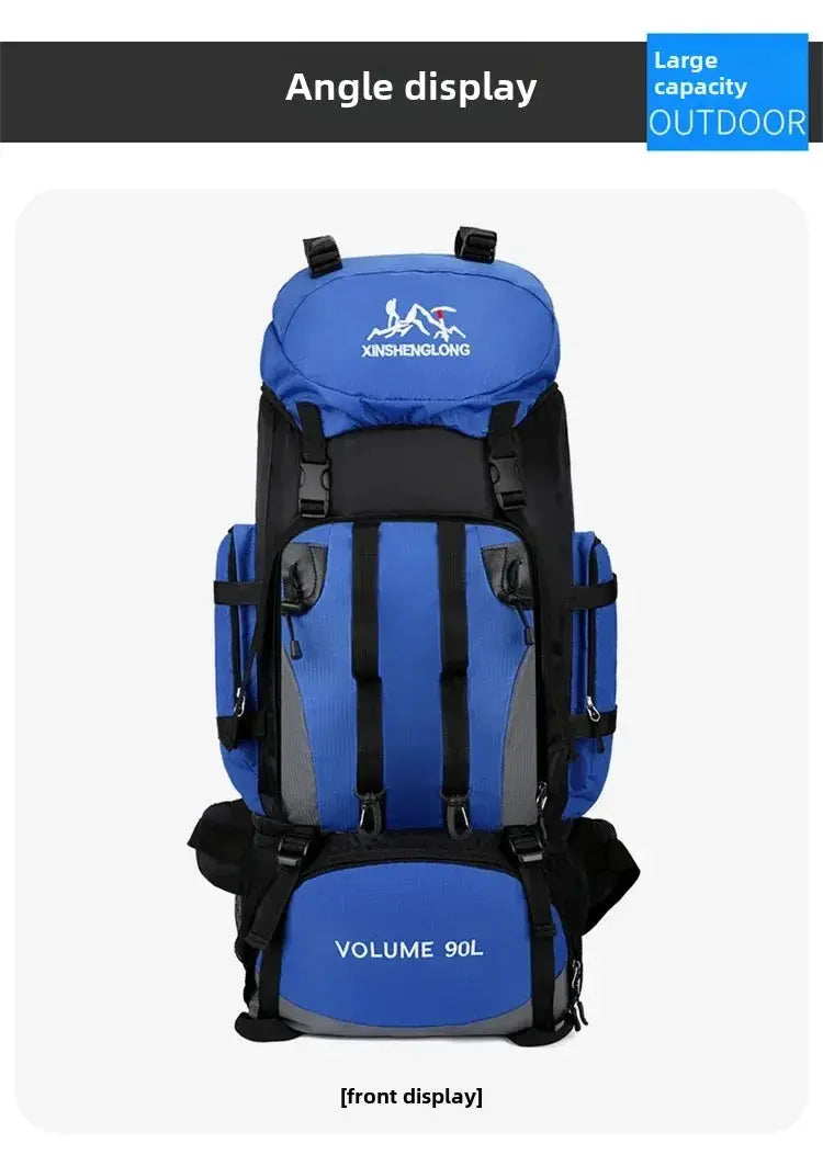 90L Waterproof Hiking Camping Backpack Trekking Bag Rucksack Large Capacity Travel Outdoor Sports Bags Camping Equipments - Suncollections