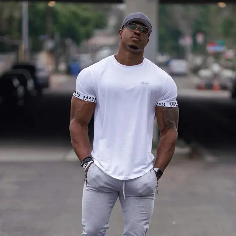 2024 New largetype Men Compression T-shirt men Sporting Skinny Tee Shirt Male Gym Running Black Quick dry T-shirt Fitness Sports Suncollections