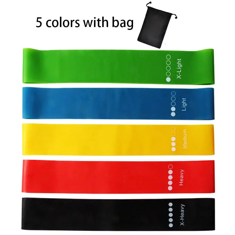 5Pcs/Set Yoga Resistance Rubber Bands - Suncollections