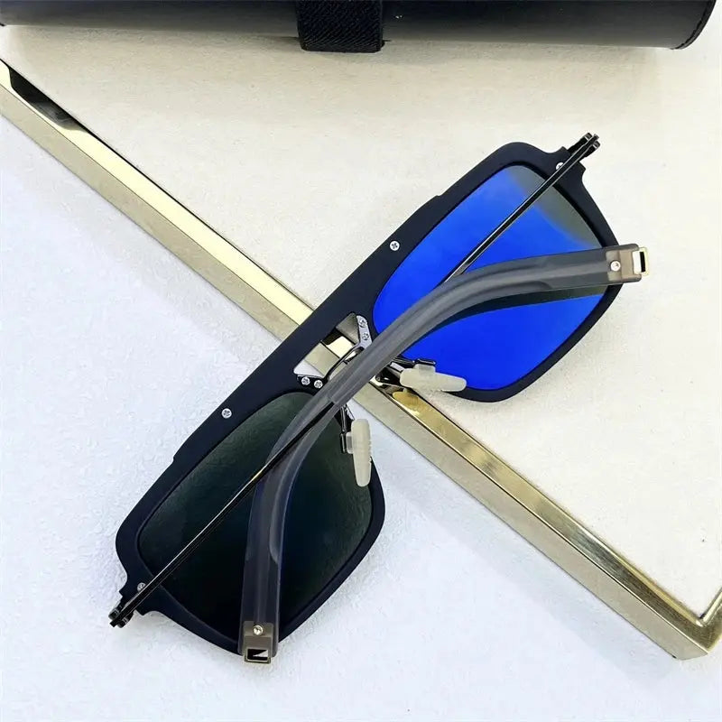 DILTA LANCIER DLS400 Rectangle Trendy Sunglasses Shades for Women&men Fashion UV Protected Titanium Sun Glasses for man - Suncollections