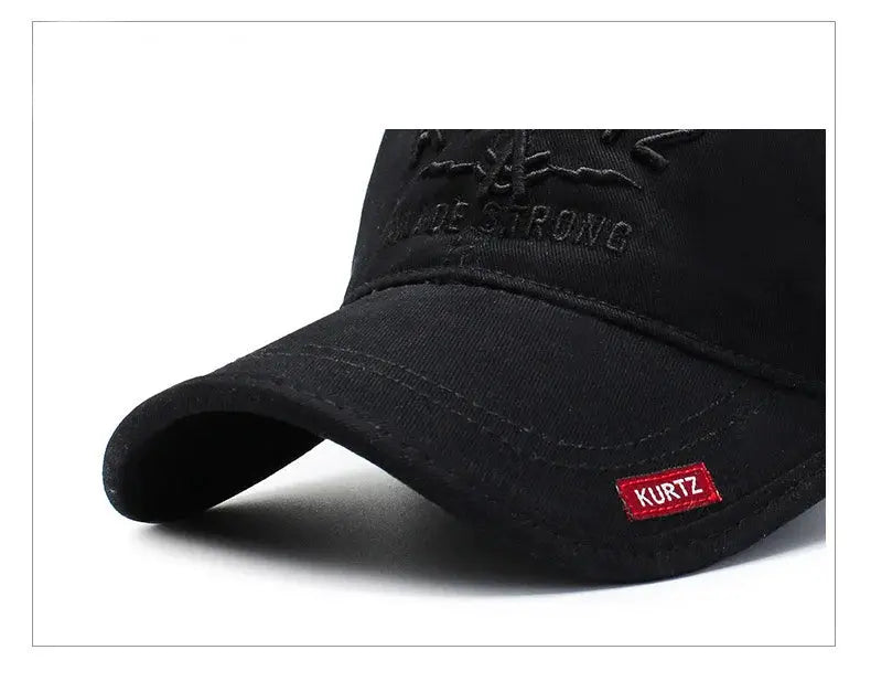 Spring New Baseball Cap Men's Korean Version Trendy Cap Outdoor Embroidery Sunhat Women's Sunscreen Cap Red Label Small A - Suncollections