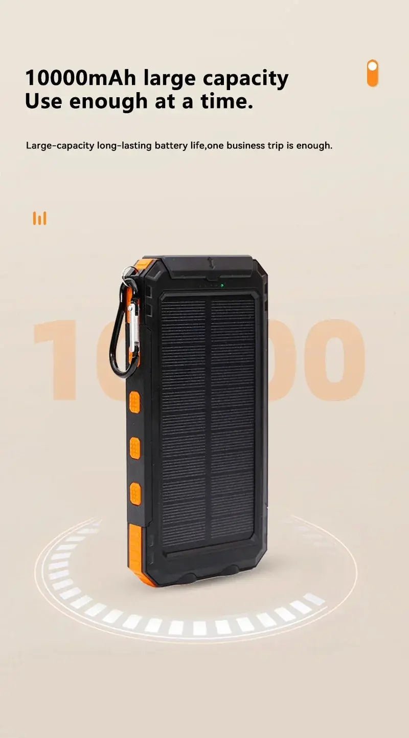 Xiaomi Solar 200000mAh Power Bank Portable Large Capacity Charger Compatible with IOS Android USB-A and USB-C Fast Charging - Suncollections