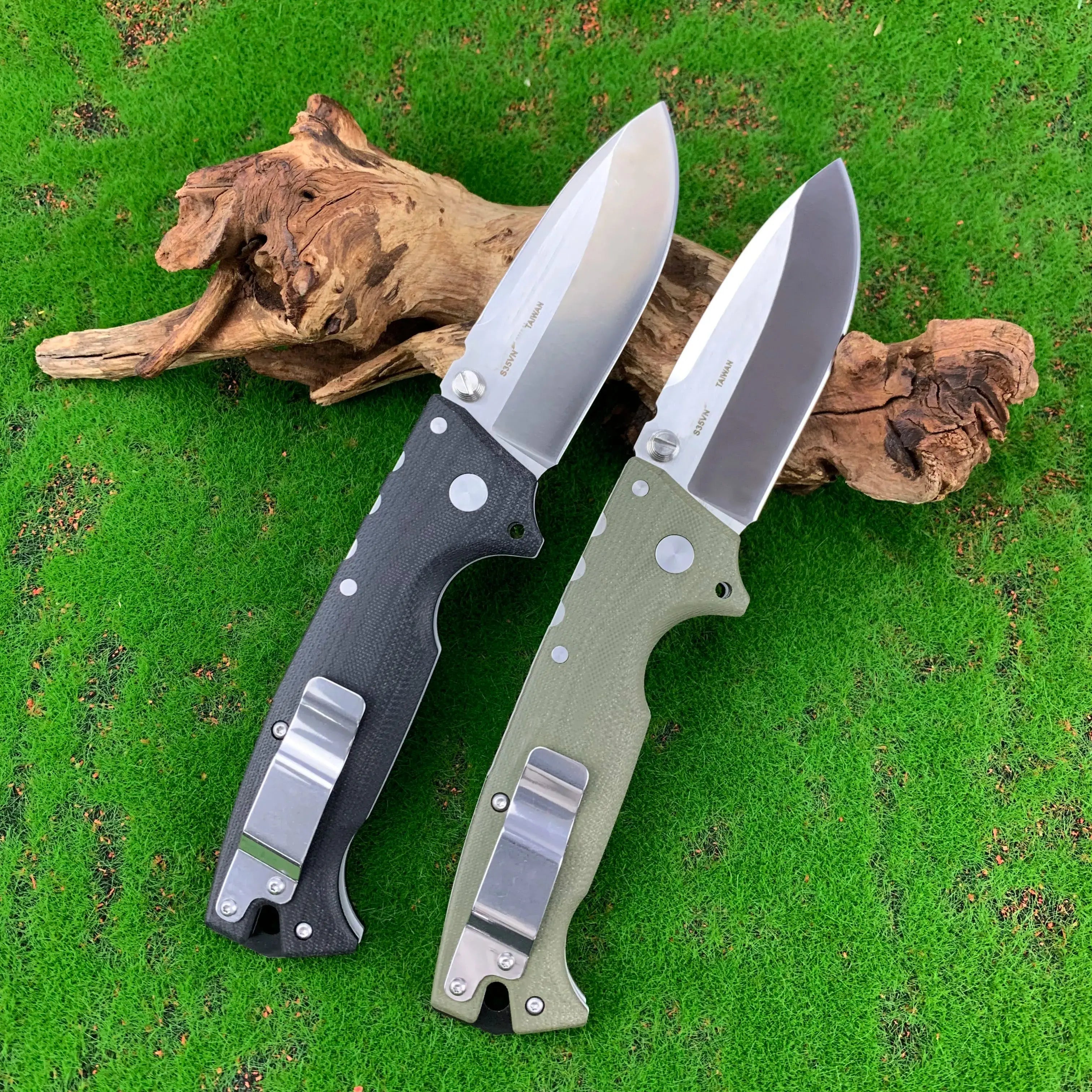 Cold AD10 Folding Knife S35VN steel Survival Tactical combat Outooor Knife EDC Hunting Portable self-defense Tools - Suncollections