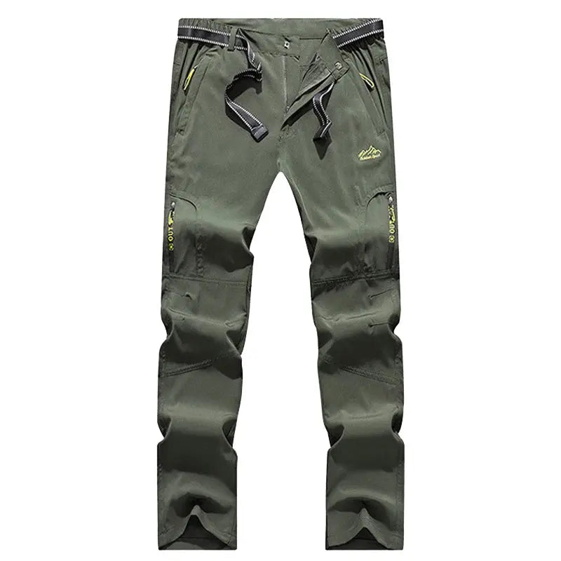 Men Spring Stretch Waterproof Casual Pants Summer Breathable Quick Dry Outdoor Male Hiking Camping Tactical Cargo Long Trousers Suncollections