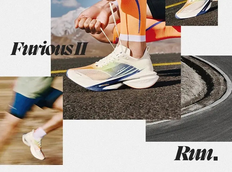 361 Degrees Furious 2.0 Men Women Running Sports Shoes Carbon Plate Racing Marathon Rebound Cushioning Male Sneakers 672432201 Suncollections