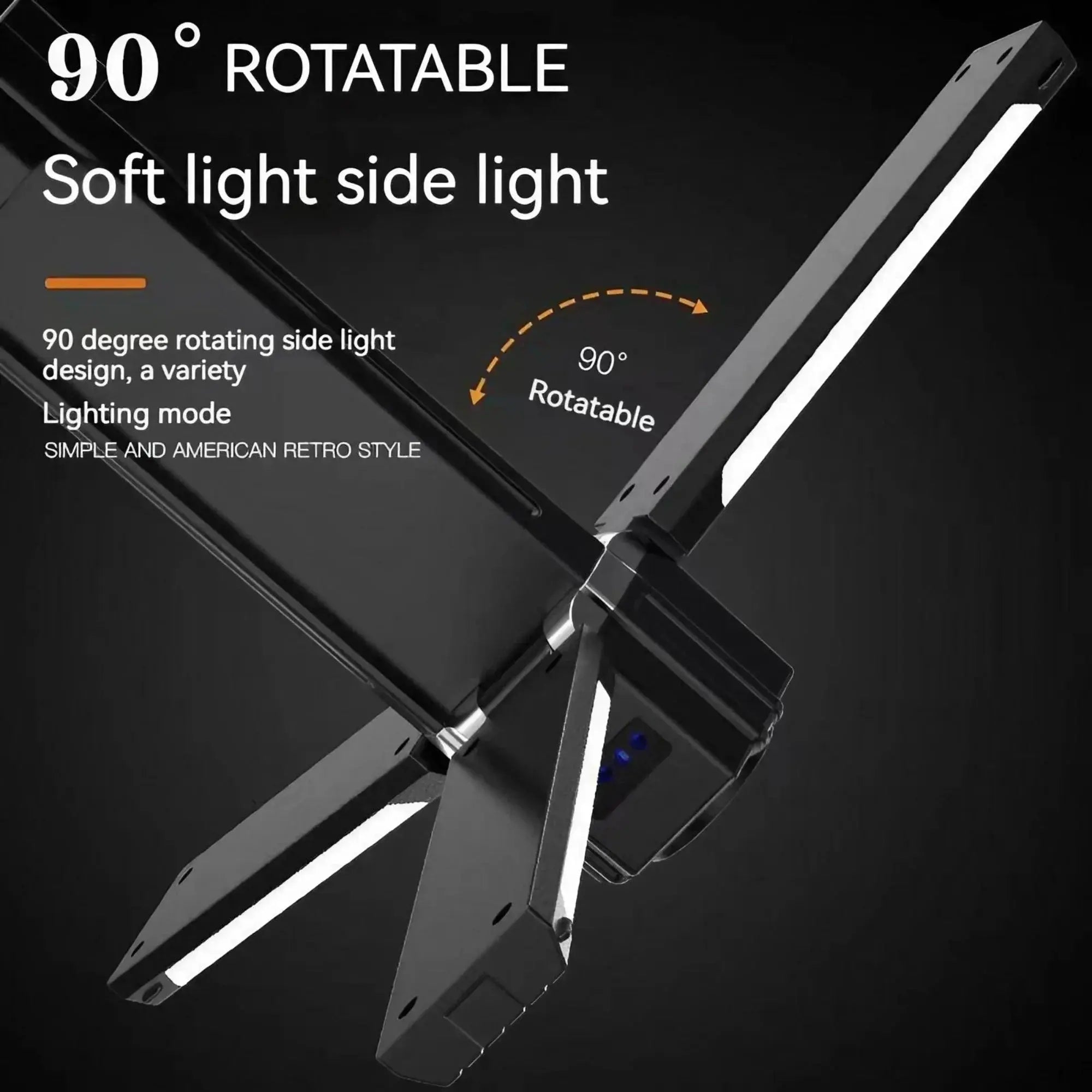 Rechargeable Outdoor Camping Light Tent Lamp Portable Foldable Flashlight Emergency Power Bank Work Floodlight - Suncollections
