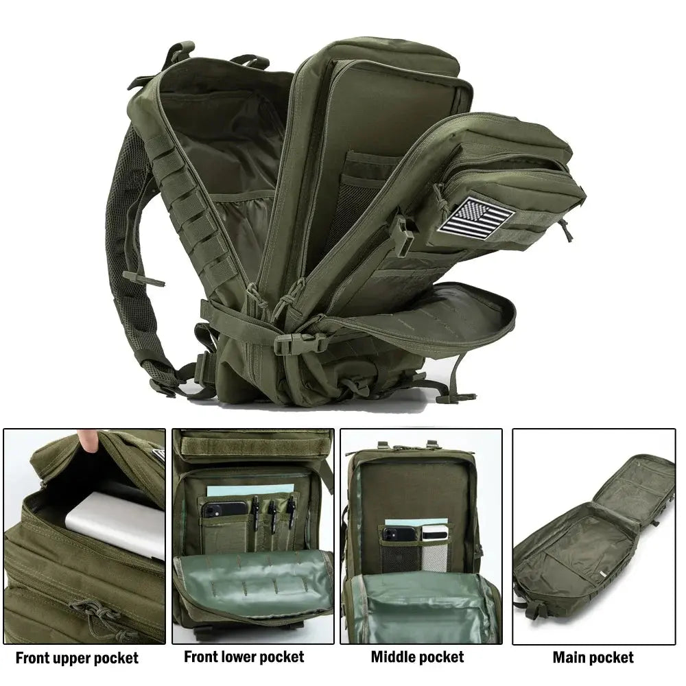 50L Man Tactical Backpacks Outdoor Traveling Bag - Suncollections
