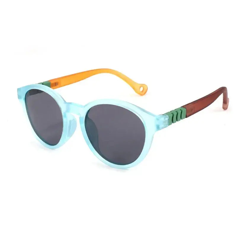 New Fashion Round Children Polarized Sunglasses Kids Sunglasses Boy Girl Stylish Baby Student Eyeglasses Party Eyewear UV400 - Suncollections