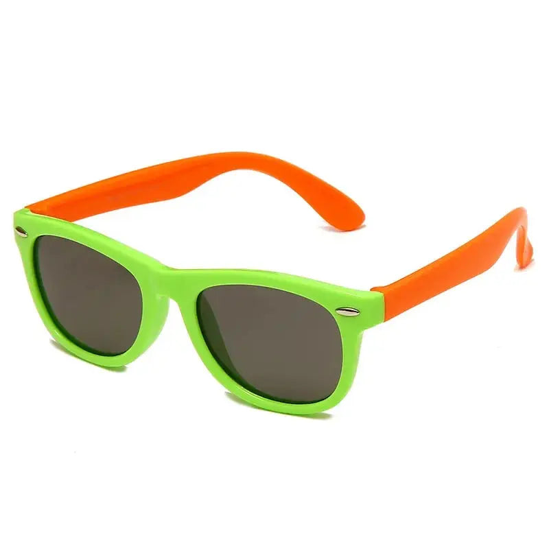 Kids Silicone Round Sunglasses Classic UV400 Eyewear for Boys Girls Computer Goggles Children Sunglasses UV Protection Eyewear - Suncollections