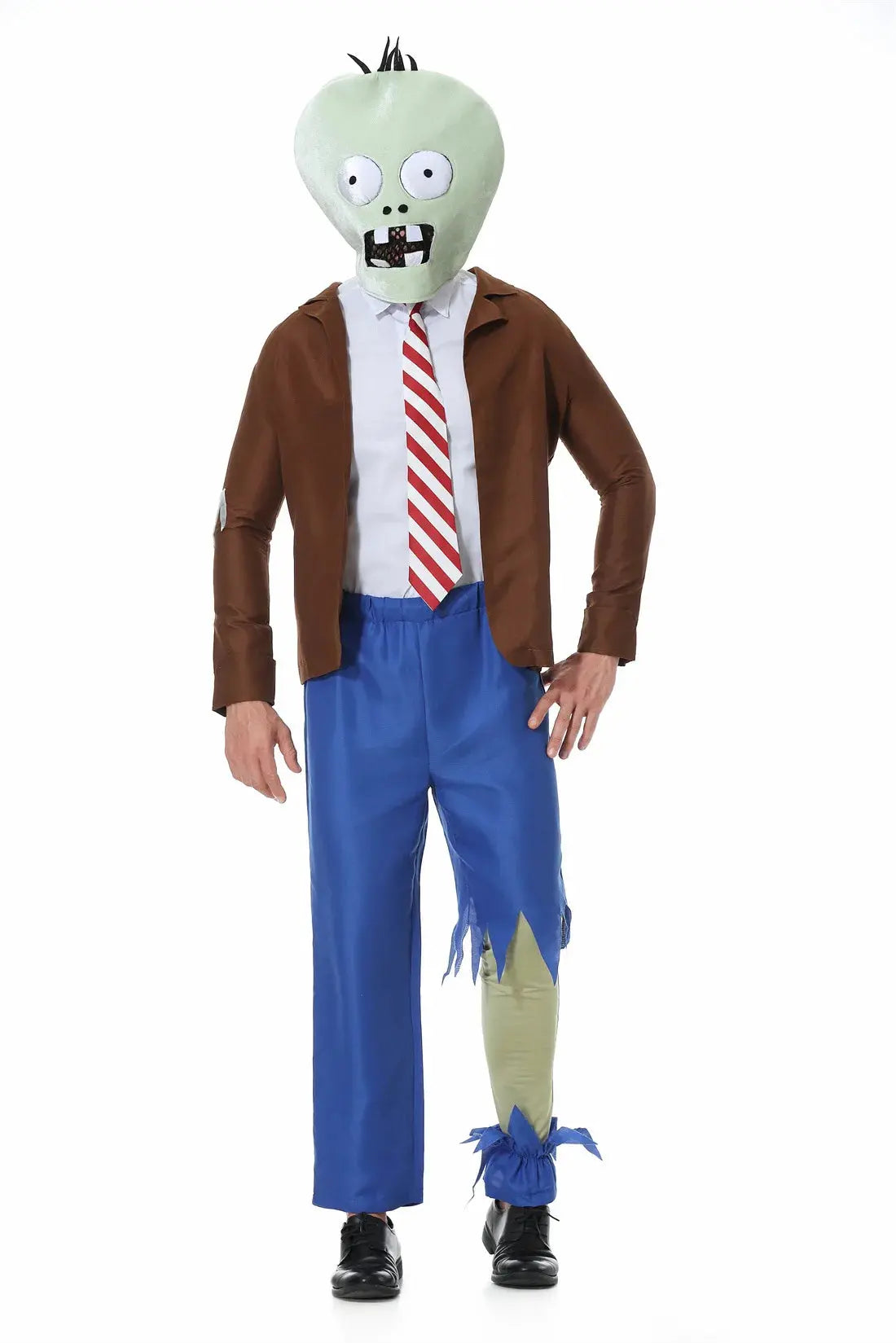 Halloween Kids Adult Funny Cosplay Game Zombies Novelty Jumpsuit Mask Outfit Clothes Festival Carnival Dress Up Party Stage Show Suncollections