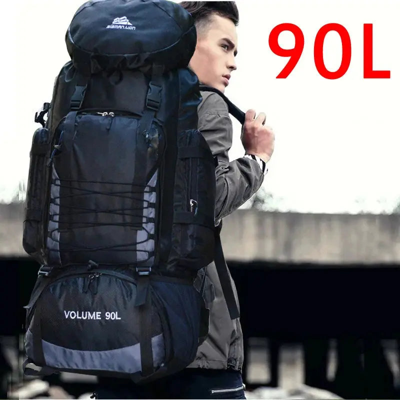 90L Travel Bag Camping Backpack Hiking - Suncollections