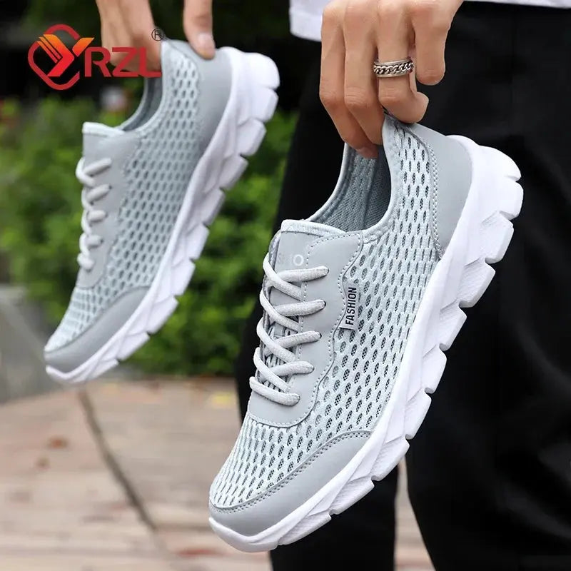 YRZL Men's Tennis Lightweight Breathable Mesh Athletic Shoes Outdoor Jogging Running Walking High Quality Sport Sneakers for Men Suncollections