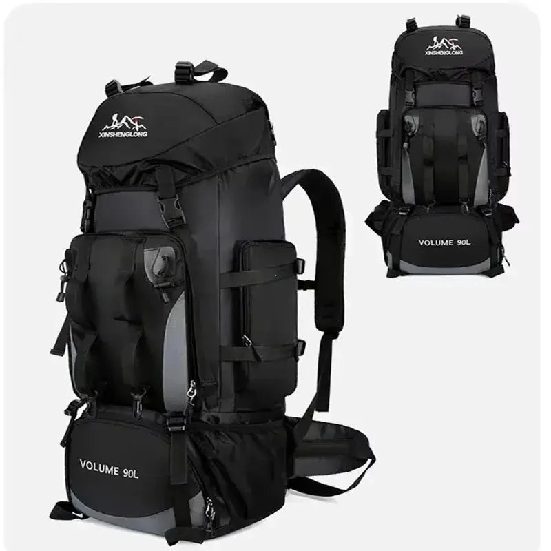 90L Waterproof Hiking Camping Backpack Trekking Bag Rucksack Large Capacity Travel Outdoor Sports Bags Camping Equipments - Suncollections