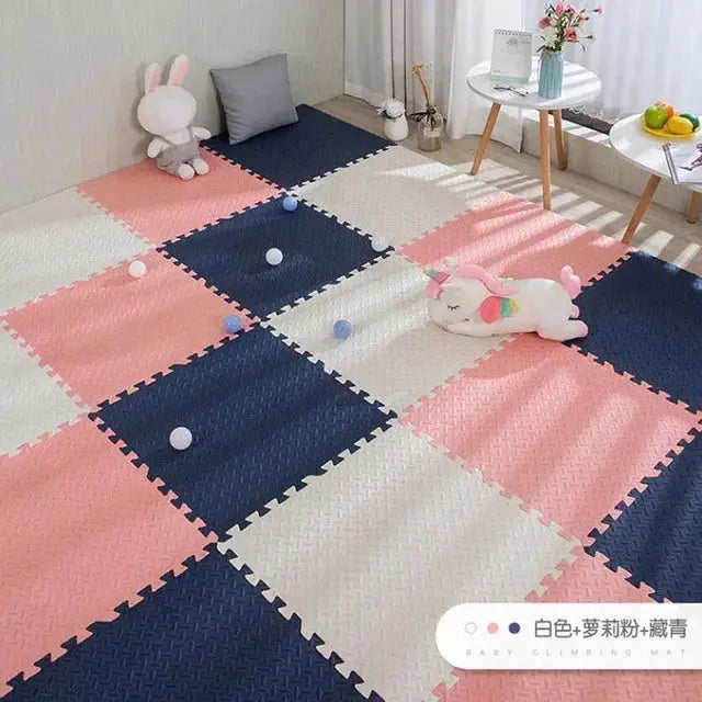 16pcs Foam Baby Play Mat Puzzle Mat Kids Interlocking Exercise Tiles Rugs Puzzle Floor Tiles Toy Carpet Soft Carpet 30*30*1cm Suncollections