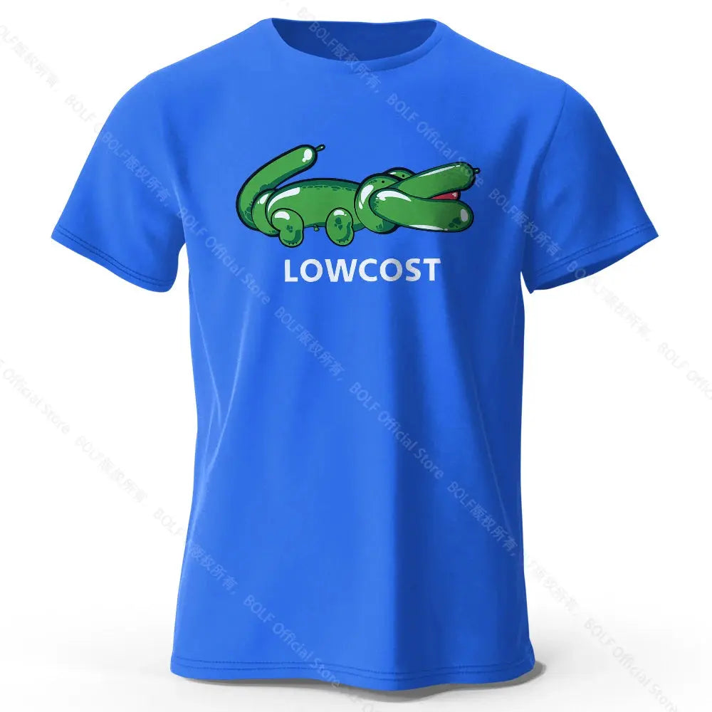 Men Women's 100% Cotton T-shirt The Lowcost Funny Printed Classic Streetwear Y2k Graphic Tees for Men Women Oversize Summer Tops - Suncollections