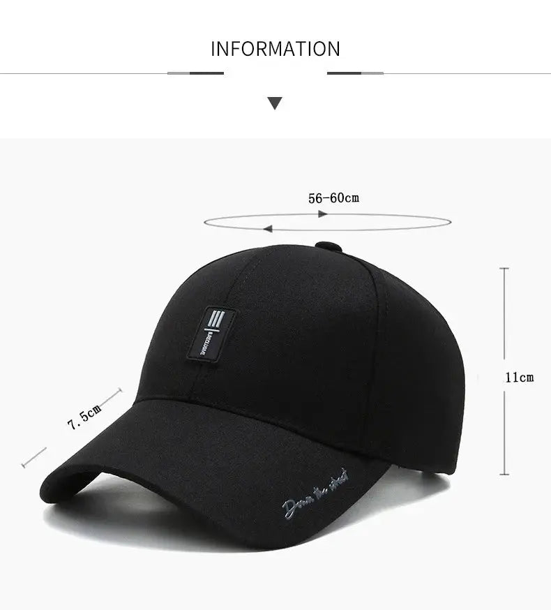 Hatsmen, Spring And Autumn Caps, Middle-Aged And Elderly, Old Man Hats, Four Seasons, Casual Asyring, Dad, Men's Baseball Caps - Suncollections