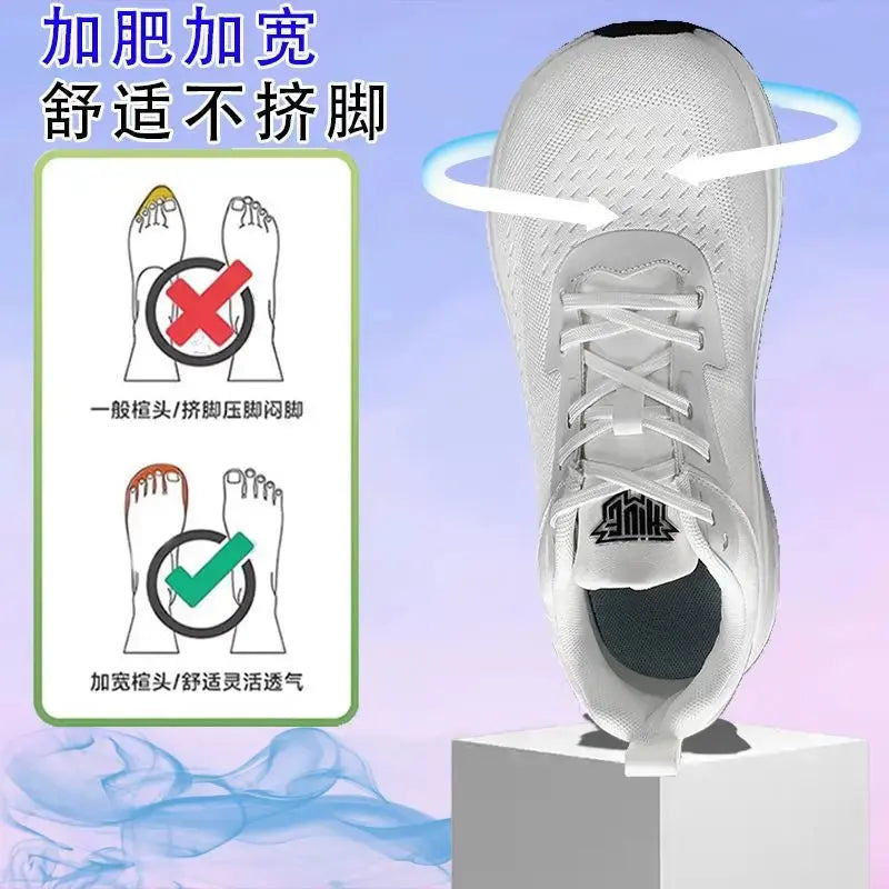 2025 New Luxury Unisex 4E Wide Last Fat Feet Big Foot Shoe Large Size Lightweight Jogging Shoe Outdoor Breathable Walking Shoe Suncollections