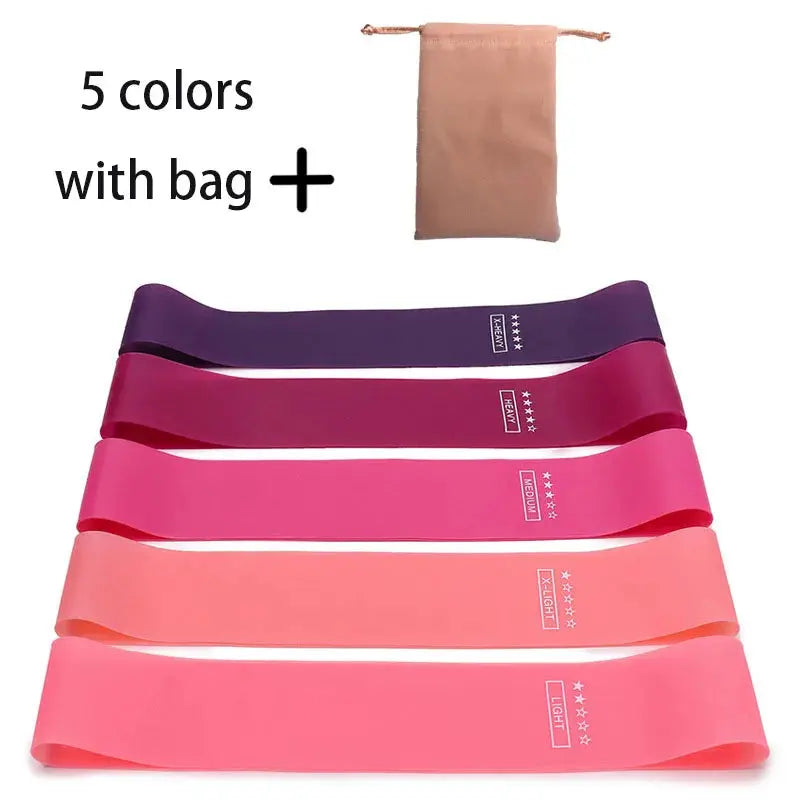 5Pcs/Set Yoga Resistance Rubber Bands - Suncollections