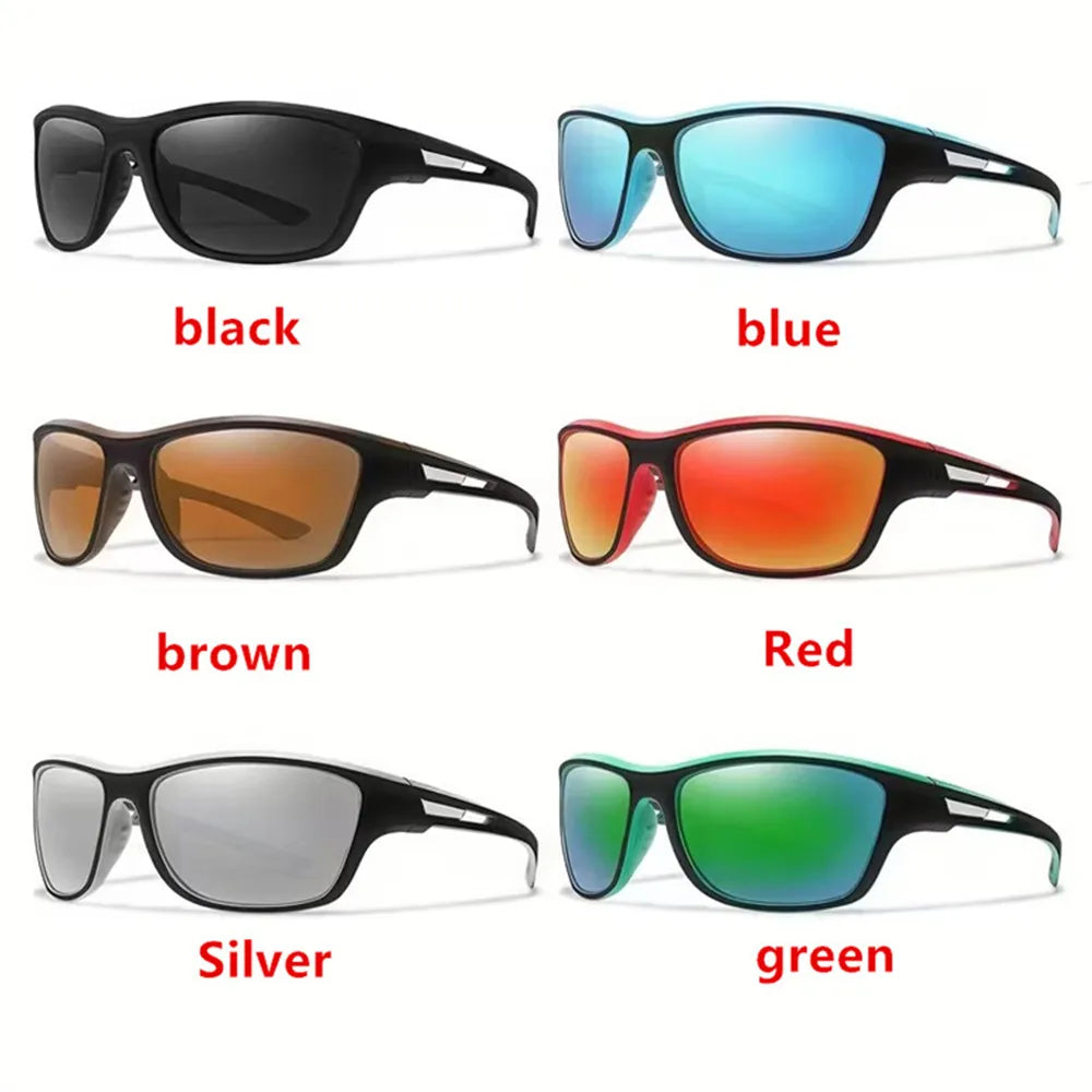 Unisex Polarized Sunglasses UV400 Outdoor Sports Protective Fashion Sunglasses for Hunting Fishing Driving And Cycling Suncollections