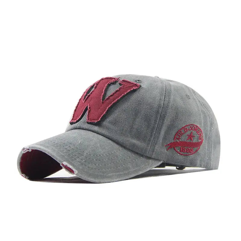 W Letter Baseball Cap - Suncollections
