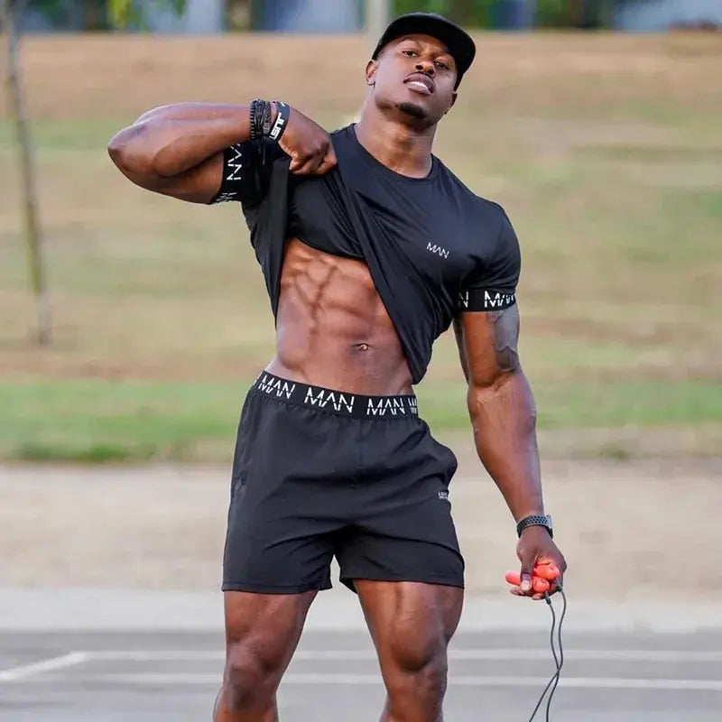 2024 New largetype Men Compression T-shirt men Sporting Skinny Tee Shirt Male Gym Running Black Quick dry T-shirt Fitness Sports Suncollections