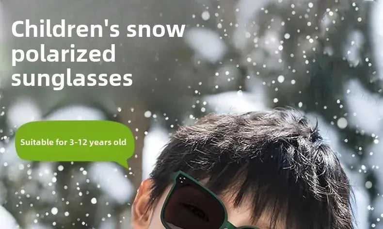 Fashionable, lightweight boys' sunglasses, durable, comfortable, UV resistant, exquisite, snow covered, little girls' sunglasses - Suncollections