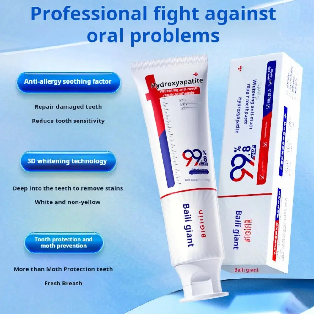Baili Giant 99.8% High-purity Hydroxyapatite Toothpaste For Removing Bad Breath Whitening - Suncollections