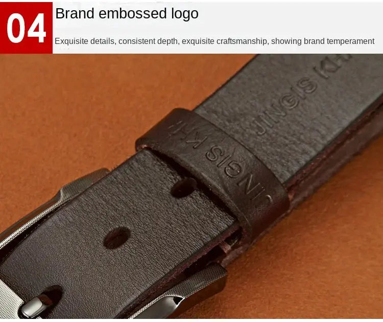 Belt men's genuine leather, genuine cowhide - Suncollections