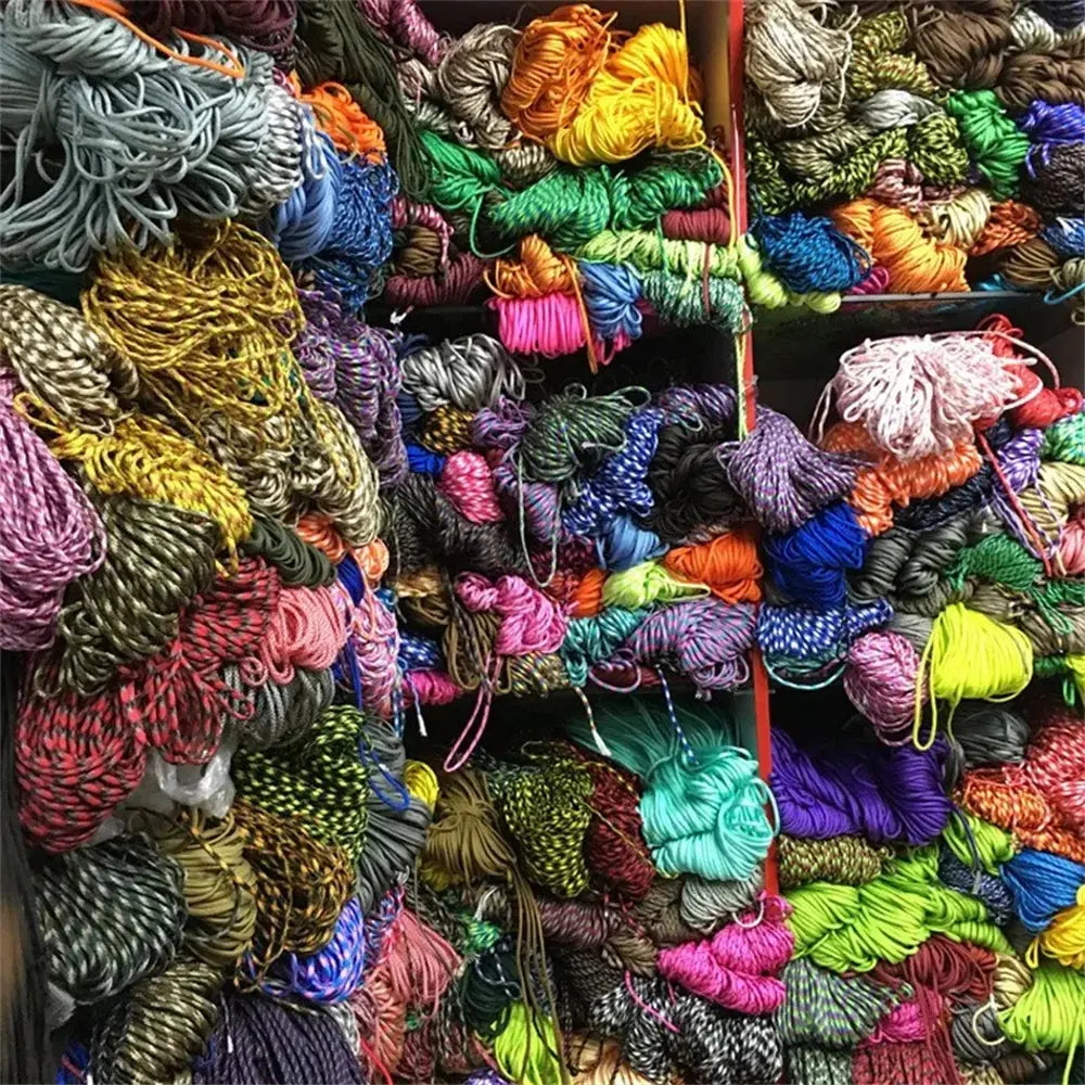 550 Paracord 7 Strand 4mm Military Tactical Parachute Cord Camping Accessories Outdoor Survival DIY Bracelet Rope - Suncollections