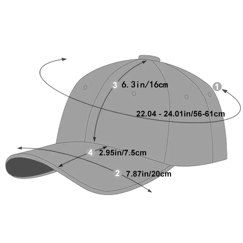 Fashion Letter Embroidery Hip-hop Hats Outdoor Adjustable Casual Baseball Caps Sunscreen Hat - Suncollections