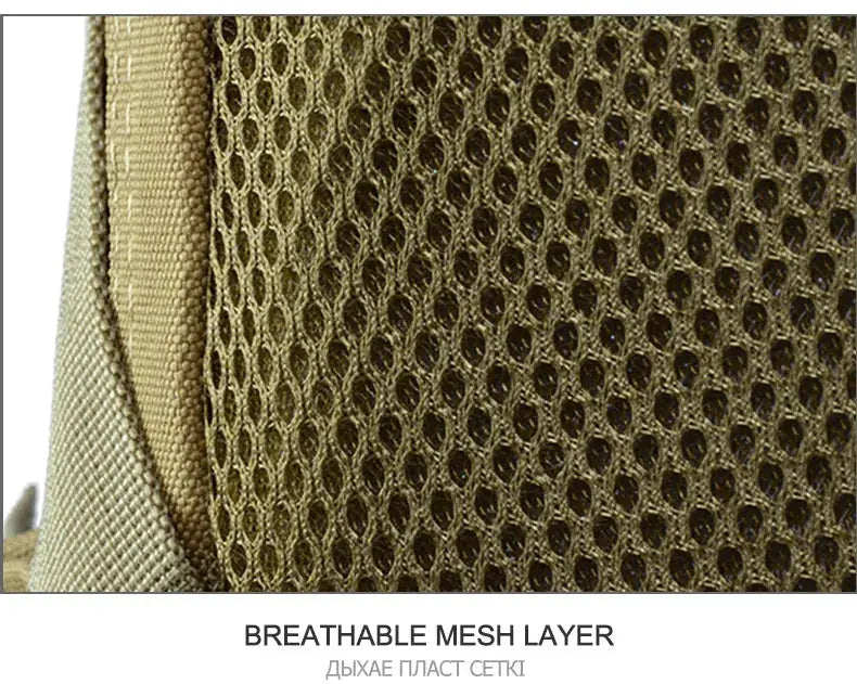 40L Camping Backpack Men's Bag Travel Bags Tactical Molle Climbing Rucksack Hiking Outdoor Reflective Shoulder Fishing Bag - Suncollections