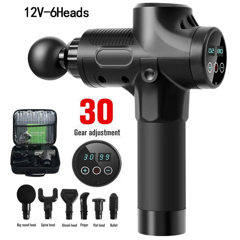 12V Professional Massage Gun With Portable Bag - Suncollections