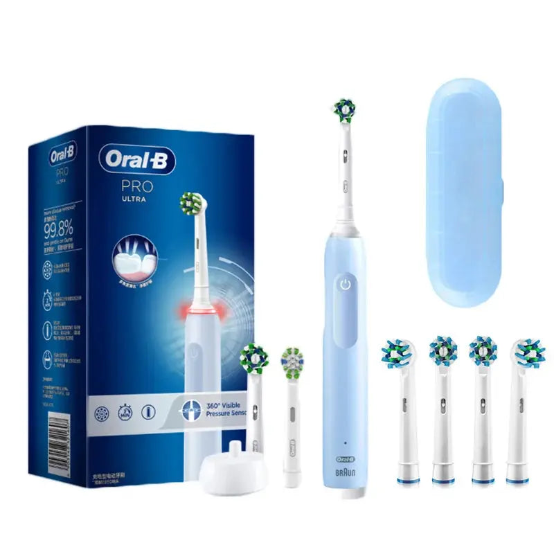 Oral B Pro4 Ultra Smart Sensor Electric Toothbrush 3D - Suncollections