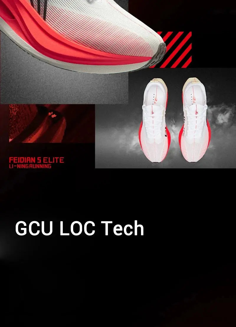 Li-Ning Men Women FEIDIAN 5 ELITE Racing Running Shoes SUPER BOOM LiNing CARBON-FIBER PLATE Shoes Anti-Slip Sneakers ARMV003 Suncollections