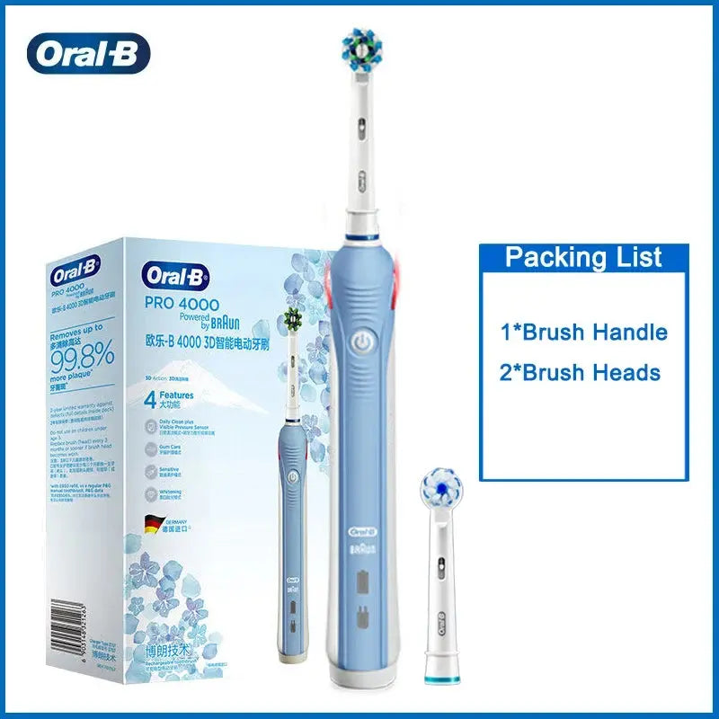 Oral B P4000 Electric Toothbrush 3D - Suncollections