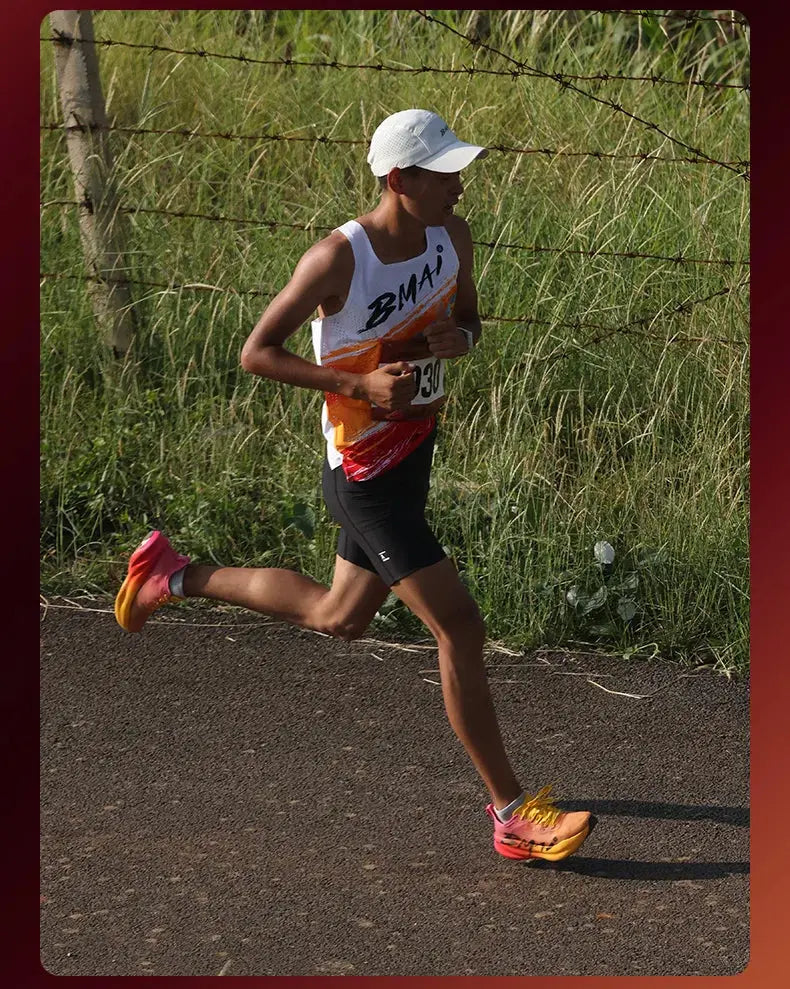 BMAI 42KM Marathon Women's Sneakers Cushioning Running Shoes for Women Breathable Black Sports Shoes Luxury Designer Trainers Suncollections