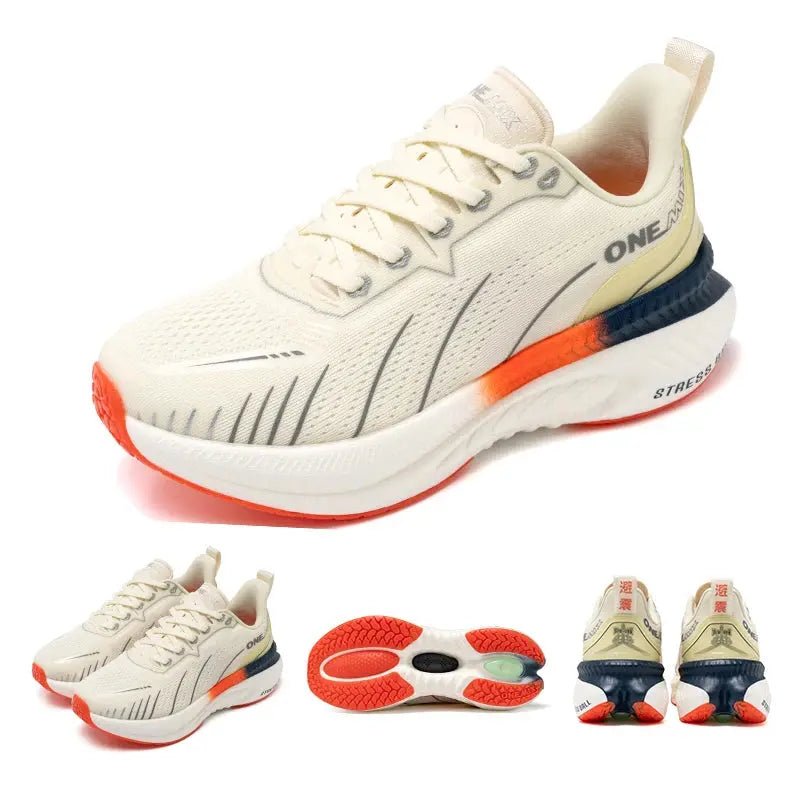 ONEMIX White Road Running Shoes for Men Air Cushion Outdoor Sport Shoes Male Trainers Summer Jogging Shoes Women Footwear Suncollections