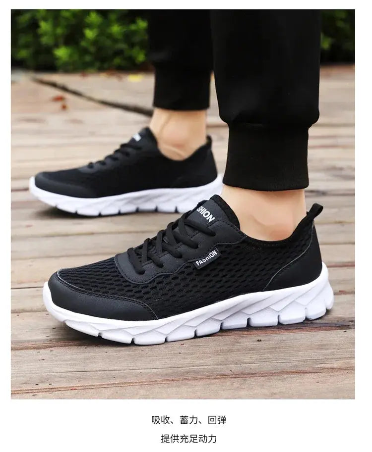 YRZL Men's Tennis Lightweight Breathable Mesh Athletic Shoes Outdoor Jogging Running Walking High Quality Sport Sneakers for Men Suncollections