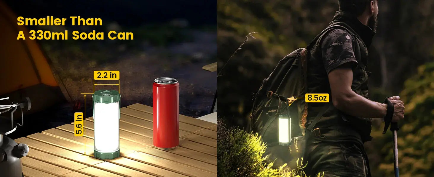 106LED Survival Camping Lantern Portable Power Bank Outdoor Lighting Flashlight Tent Light Rechargeable Emergency Equipment Lamp - Suncollections