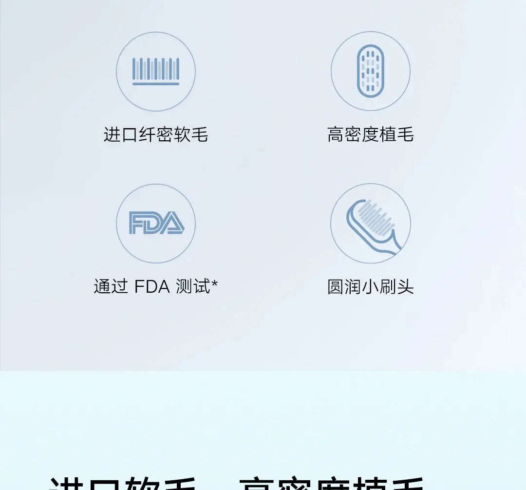 Original Xiaomi T100 Toothbrush Replacement Teeth Brush Heads Mijia T100 Electric Oral Deep Cleaning Toothbrush Heads - Suncollections