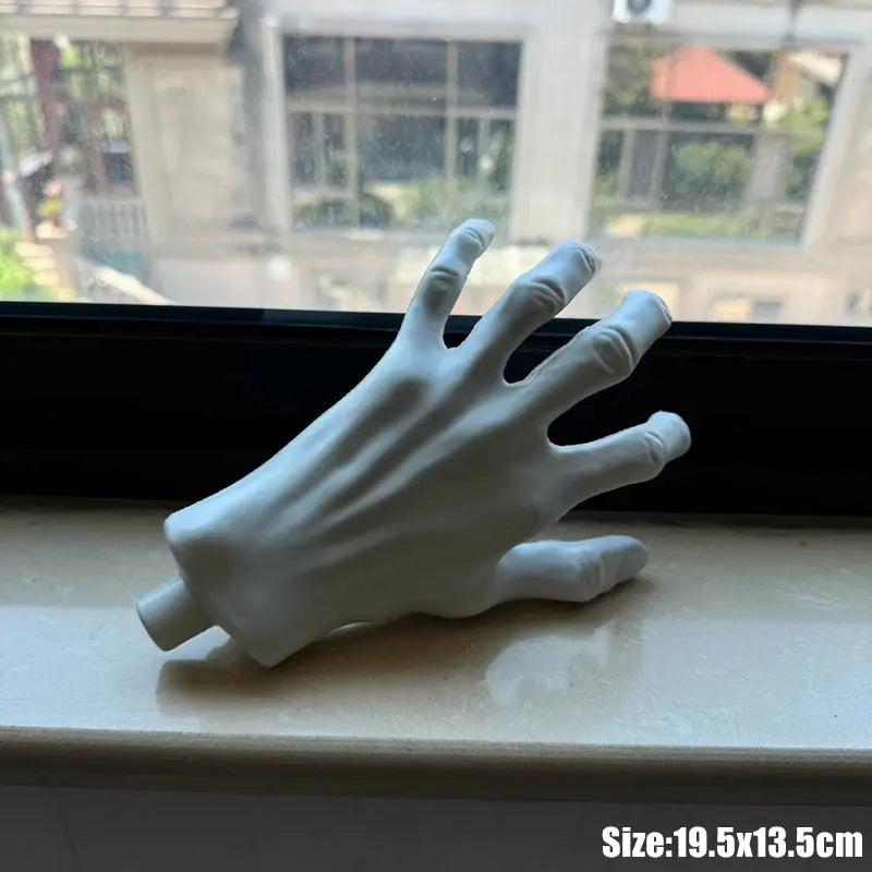 2Pcs Halloween Fake Skeleton Hands Plastic Human Hand Halloween Party Home Indoor Outdoor Decoration Haunted House Horror Props Suncollections