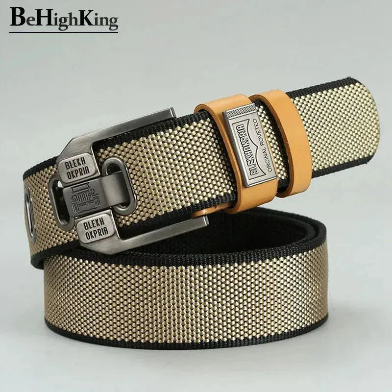 Men's Pin Buckle Youth Overalls Canvas Waistband - Suncollections