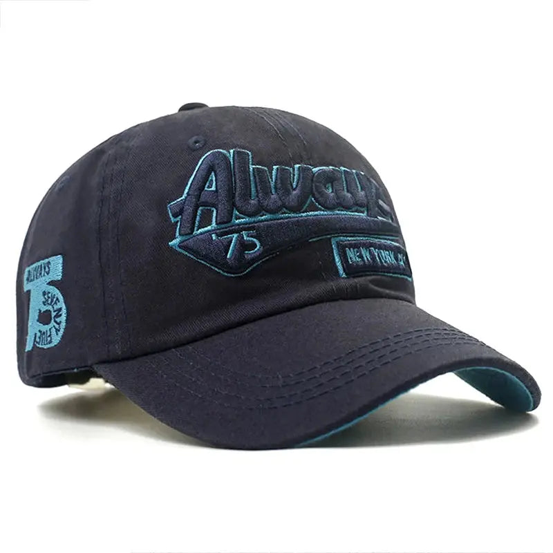 New Outdoor Cotton Golf Cap For Women Fashion Casual Retro Embroidery Men's Cap Sports Snapback Hat Hip Hop Rebound Cap - Suncollections